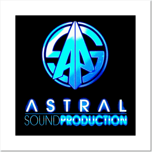 Astral Sound Logo Designer Posters and Art